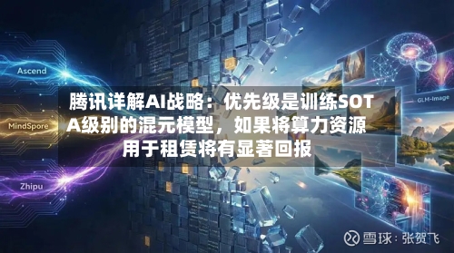 腾讯详解AI战略：优先级是训练SOTA级别的混元模型，如果将算力资源用于租赁将有显著回报
