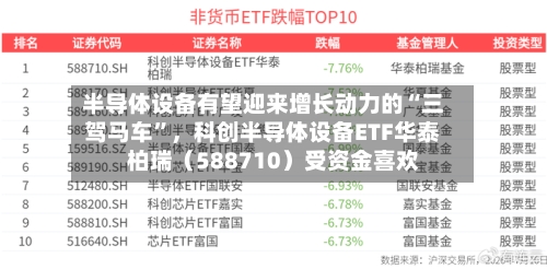 半导体设备有望迎来增长动力的“三驾马车”，科创半导体设备ETF华泰柏瑞（588710）受资金喜欢