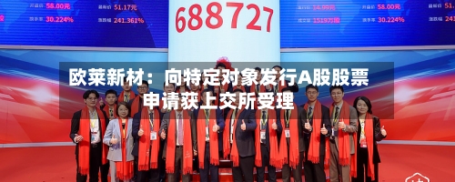 欧莱新材:向特定对象发行A股股票申请获上交所受理-第2张图片
