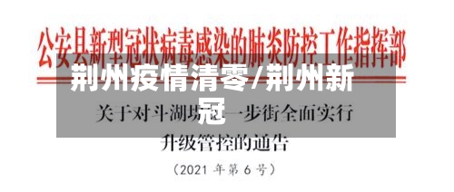 荆州疫情清零/荆州新冠-第3张图片