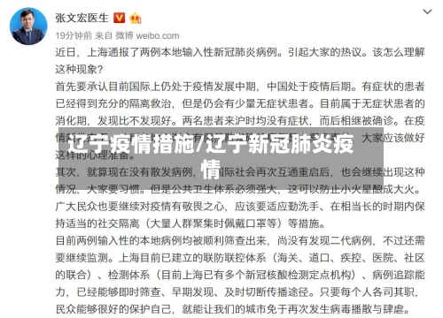 辽宁疫情措施/辽宁新冠肺炎疫情-第2张图片