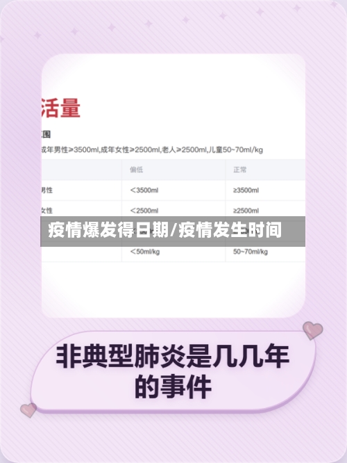 疫情爆发得日期/疫情发生时间-第3张图片