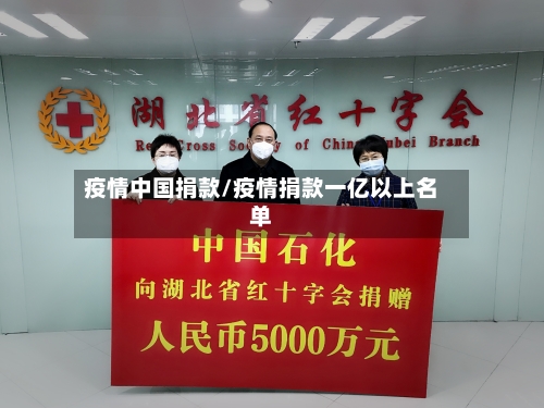 疫情中国捐款/疫情捐款一亿以上名单-第2张图片