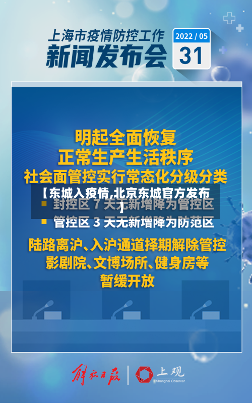 【东城入疫情,北京东城官方发布】-第2张图片