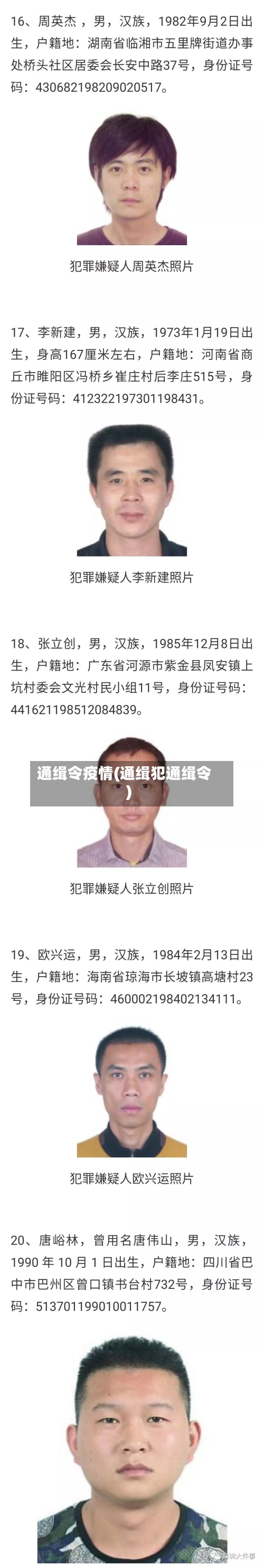 通缉令疫情(通缉犯通缉令)-第2张图片