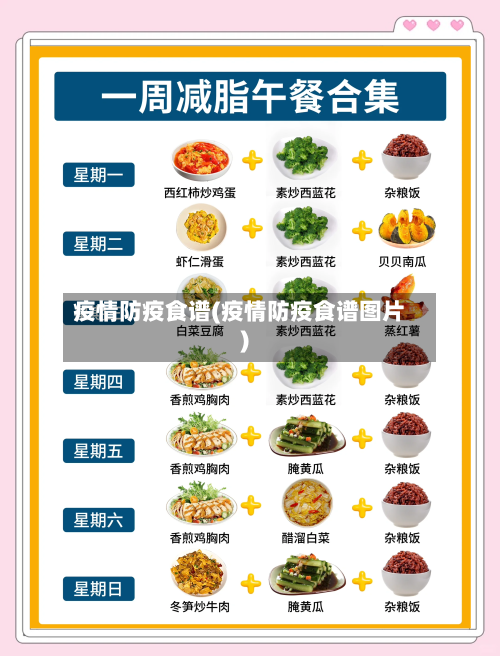 疫情防疫食谱(疫情防疫食谱图片)