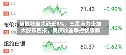 韩股收盘大涨近6%	，三星海力士加大股东回报，美债收益率担忧缓解-第2张图片