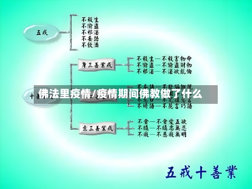 佛法里疫情/疫情期间佛教做了什么