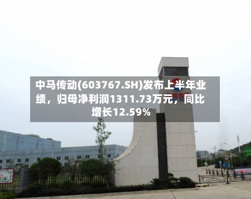 中马传动(603767.SH)发布上半年业绩，归母净利润1311.73万元，同比增长12.59%-第2张图片