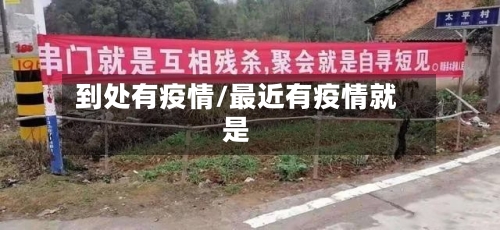 到处有疫情/最近有疫情就是