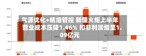 气源优化+精细管控 新疆火炬上半年营业成本压降1.46% 扣非利润增至1.09亿元-第2张图片