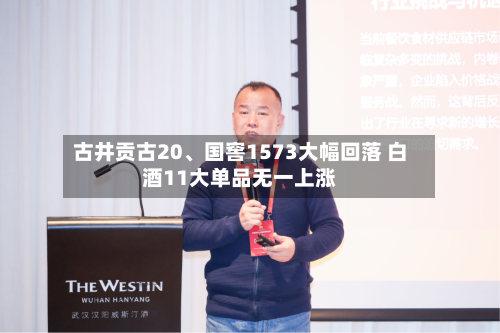 古井贡古20	、国窖1573大幅回落 白酒11大单品无一上涨-第2张图片