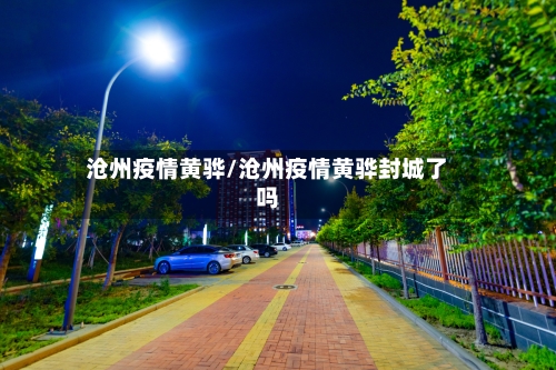 沧州疫情黄骅/沧州疫情黄骅封城了吗