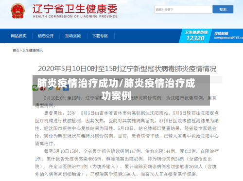 肺炎疫情治疗成功/肺炎疫情治疗成功案例