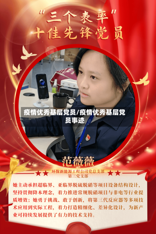 疫情优秀基层党员/疫情优秀基层党员事迹
