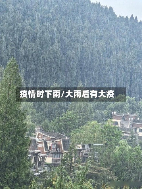 疫情时下雨/大雨后有大疫