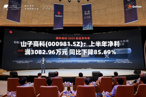 山子高科(000981.SZ)：上半年净利润3082.96万元 同比下降85.69%