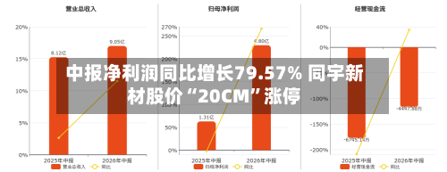 中报净利润同比增长79.57% 同宇新材股价“20CM”涨停-第2张图片