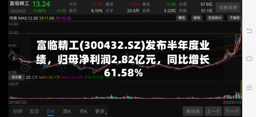 富临精工(300432.SZ)发布半年度业绩，归母净利润2.82亿元，同比增长61.58%