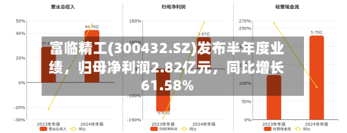 富临精工(300432.SZ)发布半年度业绩，归母净利润2.82亿元，同比增长61.58%-第2张图片