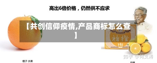 【共创信仰疫情,产品商标怎么查】-第3张图片