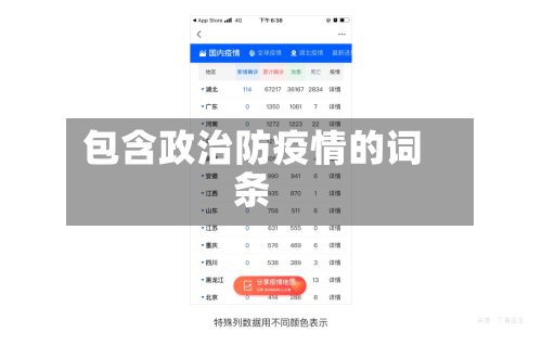 包含政治防疫情的词条-第2张图片