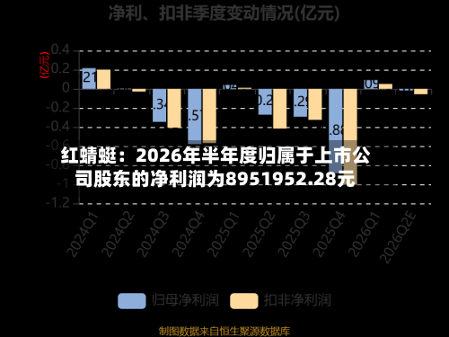红蜻蜓：2026年半年度归属于上市公司股东的净利润为8951952.28元