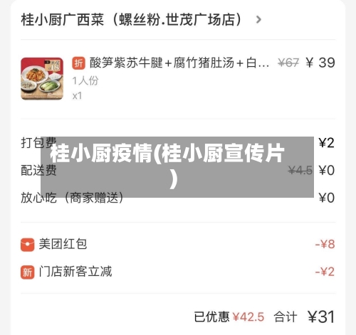 桂小厨疫情(桂小厨宣传片)